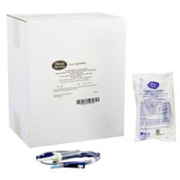 Secondary IV Administration Set MedStream Gravity Without Ports 20 Drops / mL Drip Rate Without Filter 40 Inch Tubing Solution MS760FS Case of 300
