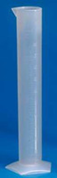 Graduated Cylinder Class B / Hexagonal Base Polypropylene 500 mL (16 oz.) 601081-1 Pack of 1