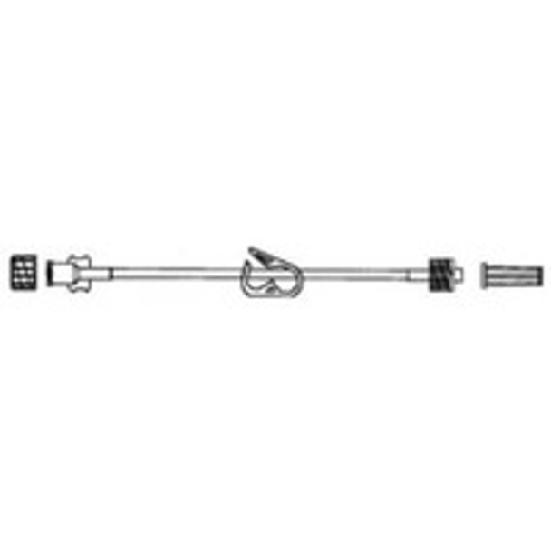 IV Extension Set Vygon Mini Bore 14 Inch Tubing Without Filter AMS-395-1 Case of 50