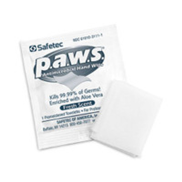 Hand Sanitizing Wipe P.A.W.S.® 100 Count Ethyl Alcohol Wipe Individual Packet 34400 Pack of 1