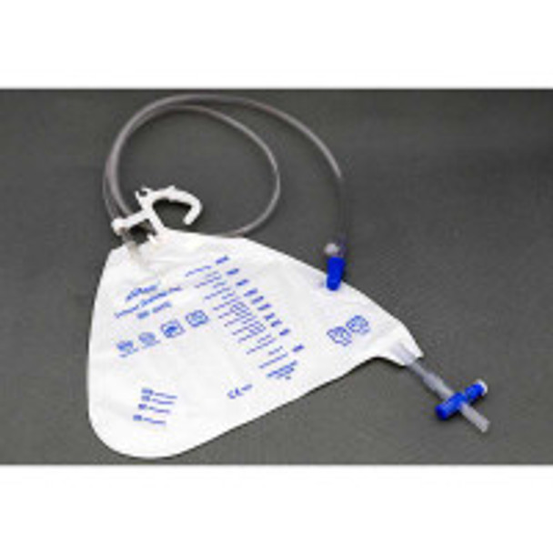 Urinary Drain Bag AMSure® Anti-Reflux Valve Sterile Fluid Path 2000 mL Vinyl AS332 Case of 20