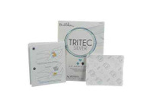Silver Dressing Tritec Silver 4 x 5 Inch Rectangle Sterile 3000005137 Box of 10