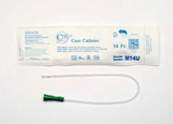 Urethral Catheter Cure Catheter Straight Tip 14 Fr. 16 Inch M14U Pack of 1