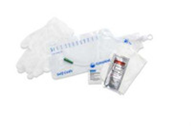 Intermittent Closed System Catheter Tray Self-Cath® Soft Straight Tip 14 Fr. Without Balloon Lubricated PVC 3114 Pack of 1