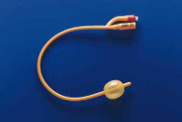 Foley Catheter Rusch Gold 2-Way Standard Tip 30 cc Balloon 18 Fr. Silicone Coated Latex 180730180 Pack of 1