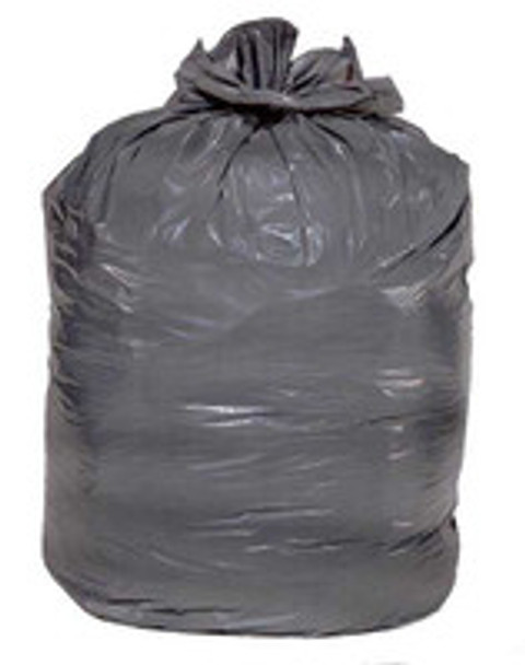 Trash Bag Colonial Bag Super Hex 56 gal. Gray LLDPE 1 mil 43 x 47 Inch X-Seal Bottom Coreless Roll CRG4715EQ Case of 1