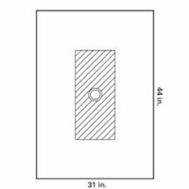 Cardiovascular Drape Brachial Angiography Drape 44 W x 31 L Inch Sterile 89471 Case of 50