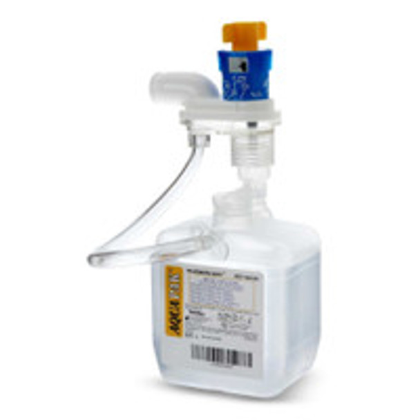 Aquapak Prefilled Nebulizer, Sterile Water Liquid 440 mL with 033 Adapter  HUD04433, Case of 20 Bottles