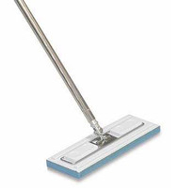 Cleanroom Wet Mop Pad Contec Klean Max Sealed Edge Medium White Microfiber / Polyester Disposable HCKM3002 Case of 28