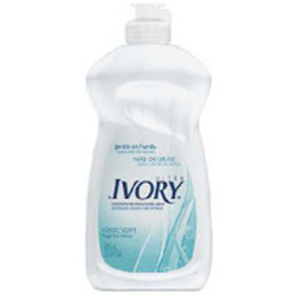 Dish Detergent Ultra Ivory® 24 oz. Squeeze Bottle Liquid Concentrate Classic Scent 10037000255748 Carton of 10
