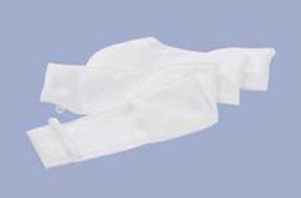 Cleanroom Wet Mop Pad Contec® EasyReach Bound Edge White Polyester Disposable MEQT0002 Case of 60