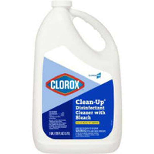 CloroxPro Clorox® Clean-Up® with Bleach Surface Disinfectant Cleaner Refill Manual Pour Liquid 1 gal. Jug Chlorine Scent NonSterile 35420 Case of 4