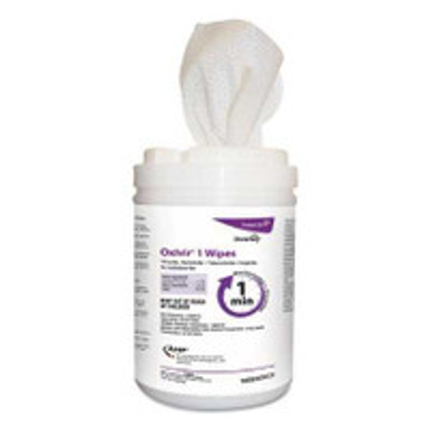 Diversey Oxivir® 1 Surface Disinfectant Cleaner Premoistened Hydrogen Peroxide Based Manual Pull Wipe 160 Count Canister Scented NonSterile DVO100850923 Carton of 160
