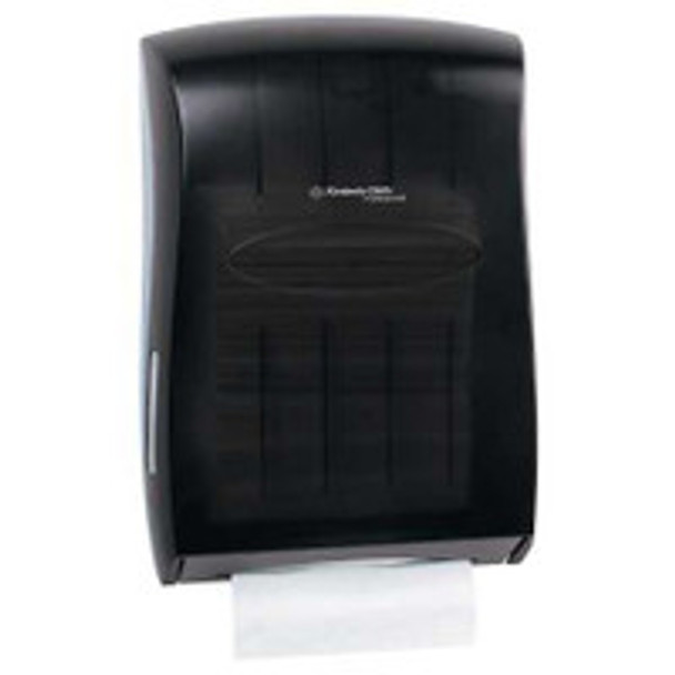 Paper Towel Dispenser K-C PROFESSIONAL Black Smoke Plastic Manual Pull Wall Mount 09905 Case of 1