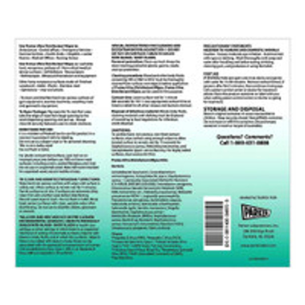 Protex Ultra Surface Disinfectant Cleaner Premoistened Quaternary Based Manual Pull Wipe 75 Count Canister Lemon Scent NonSterile 48-70 Case of 8