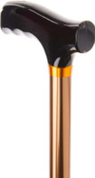 Drive Folding Cane, Folding Sticks, Adjustable Height, Aluminum, Bronze Color, for User Height from 5' to 6'5'', RTL10304BZ, Case of 12