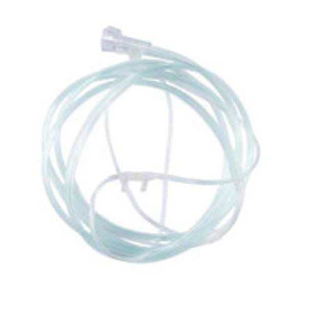 ETCO2 Nasal Sampling Cannula with O2 Delivery With Oxygen Delivery McKesson Adult Curved Prong / NonFlared Tip 16-0504 Pack of 1