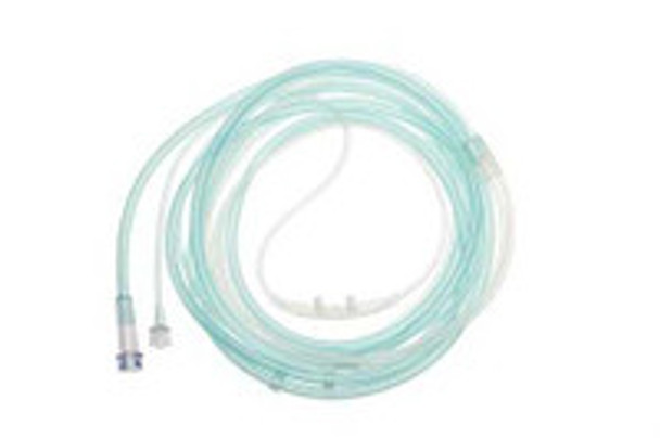 ETCO2 Nasal Sampling Cannula with O2 ETCO2 Sampling / Simultaneous O2 Softech Plus Adult Curved Prong / NonFlared Tip 2845 Case of 50