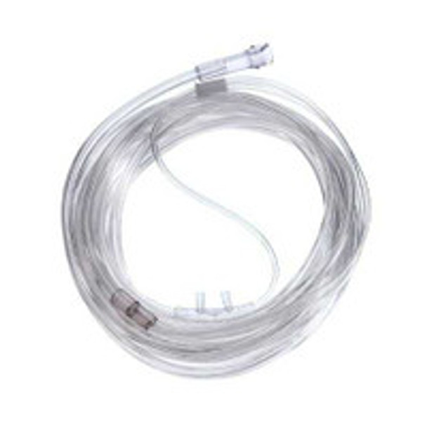 Nasal Cannula Continuous Flow Hudson RCI Adult Curved Prong / NonFlared Tip 1810 Pack of 1