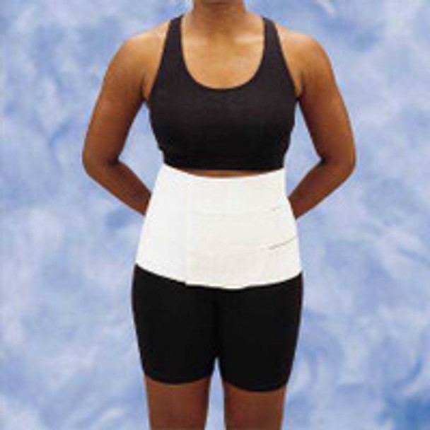 Abdominal Binder DeRoyal® Medium / Large Hook and Loop Closure 46 to 62 Inch Hip Circumference 9 Inch Height Adult 13662067 Pack of 1