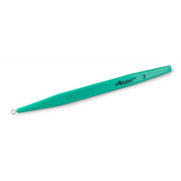 Dermal Curette McKesson 5-1/2 Inch Length Flat Textured Handle 3 mm Tip Semi-Sharp Loop Tip 16-DC3 Case of 200