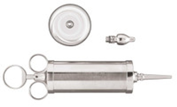 Ear Syringe with Shield McKesson Argent Three Ring Style Three Ring, Silver Barrel and Plunger OR Grade 43-1-251 Pack of 1