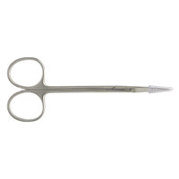 Iris Scissors Miltex® 4-1/2 Inch Length OR Grade German Stainless Steel NonSterile Finger Ring Handle Straight Blade Sharp Tip / Sharp Tip 5-304 Pack of 1