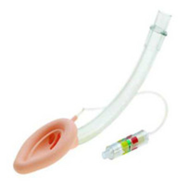 Curved Laryngeal Mask 10 mL Cuff Size 2 Single Patient Use 105300-000020 Box of 10