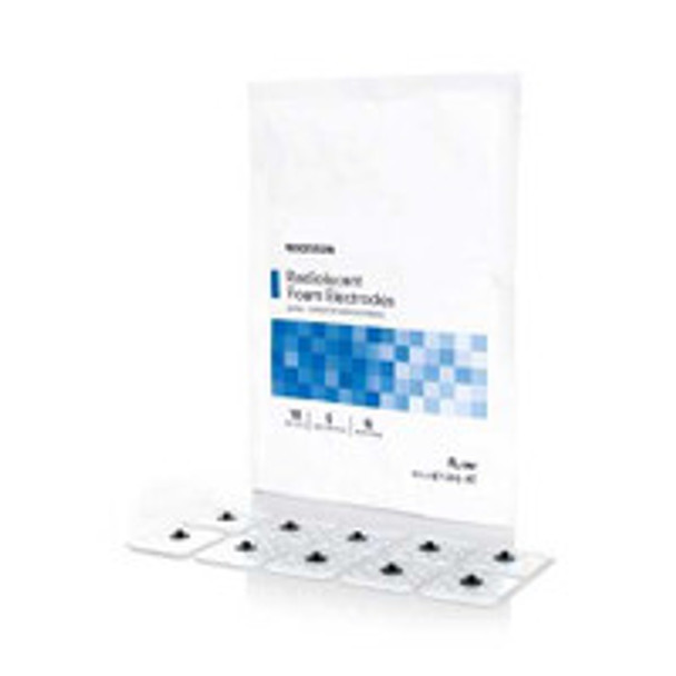 ECG Monitoring Electrode McKesson Foam Backing Radiolucent Snap Connector 5 per Pack 87-310-RT Case of 2000