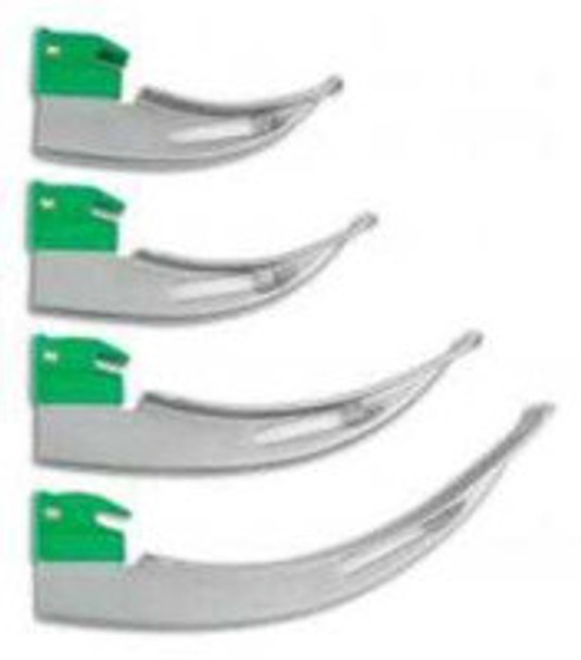Laryngoscope Blade GreenLine® Macintosh Type Size 4 Large Adult 5-5332-04 Box of 20