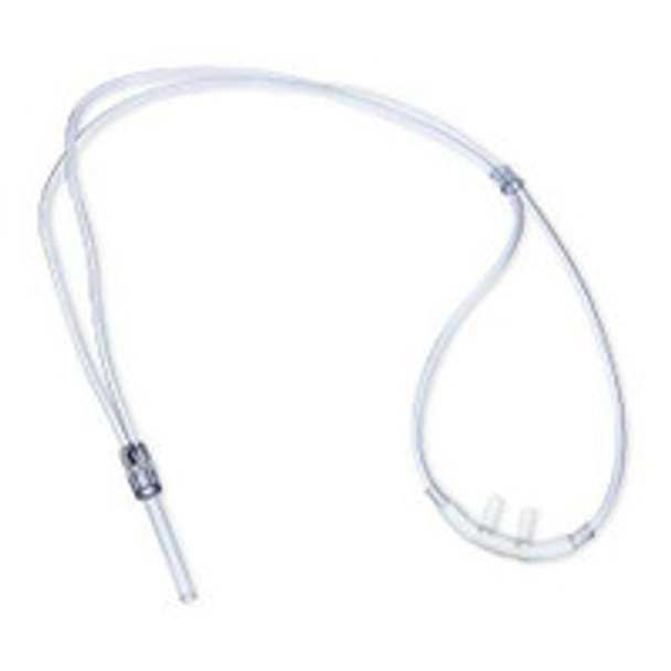 Nasal Cannula Continuous Flow Softech® Adult Straight Prong / Flared Tip HUD1821 Case of 50