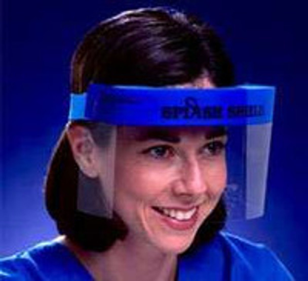Face Shield Splash Shield One Size  Half Length Anti-fog Disposable NonSterile 4511B Box of 24