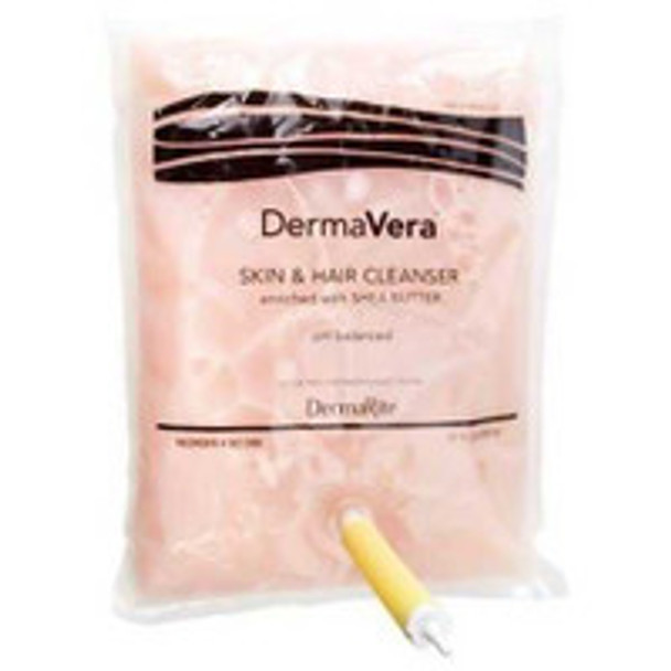 Shampoo and Body Wash DermaVera® 800 mL Dispenser Refill Bag Scented 0013BB Case of 12