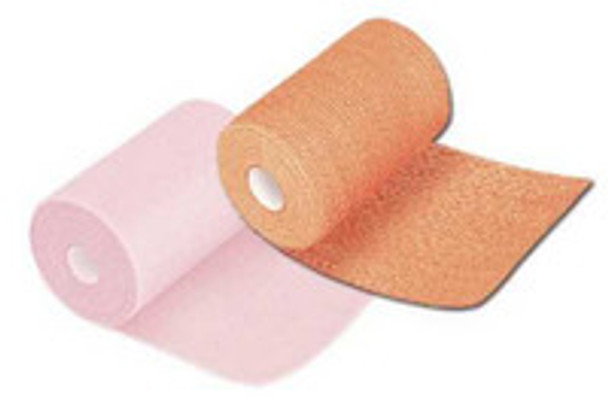 2 Layer Compression Bandage System CoFlex® TLC LITE Calamine with Indicators 3 Inch x 6 Yard / 3 Inch x 7 Yard Self-Adherent / Pull On Closure Tan NonSterile 25 to 30 mmHg 8830UBC-TN Box of 2