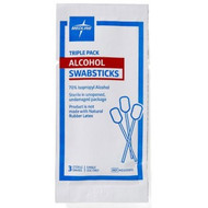 Medline #MDS093810 - SWABSTICK, ALCOHOL, 3/PACK, 250 PK/CS, 10 BX/CS