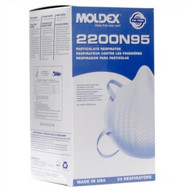 Moldex #2200N95 - RESPIRATOR, N95 PARTICULATE RESP., MED / LRG, 20/BX