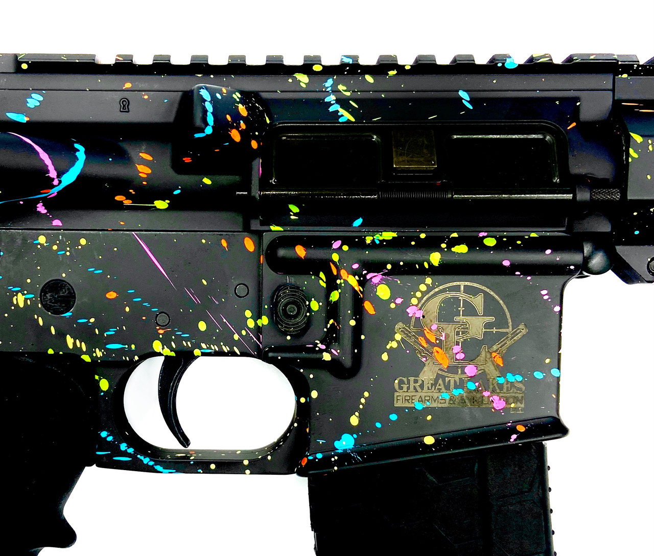 Paint Splatter AR-15