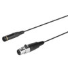 Saramonic DK3E Premium 4mm Omnidirectional Lavalier Microphone for Shure, TOA, Line-6 and BeyerDynamic Wireless Transmitters with TA4F Locking Connector