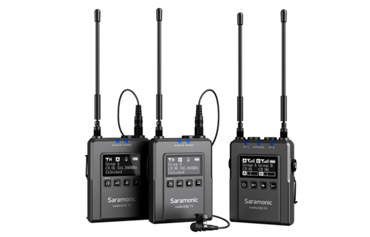 Saramonic UwMic9s k2(TX+TX+RX) Wireless Microphone System