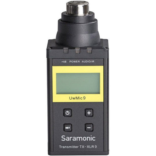 Saramonic Plug-on Transmitter with XLR Audio In - UHF Wireless XLR TX