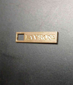 Metal Zipper Pull - Imit. Gold 30MM