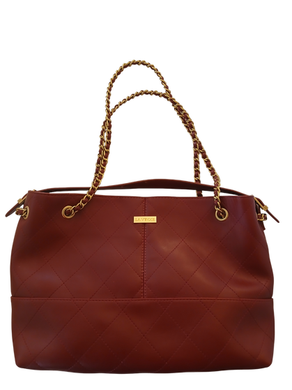 Rouge Diamond Chain Tote