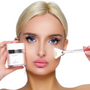 Our unique formula combines Hyaluronic Acid, Green Coffee Extract, Jojoba Oil, Vitamin B5, and other powerhouse botanical antioxidants to deeply hydrate skin,