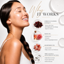 Not just for hydration, this fast-absorbing, luxurious antioxidant serum is also formulated with phytochemicals, polyphenol, natural botanical oils, and ceramides, to replenish moisture, and increase skin circulation for a more youthful complexion with every use.