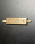Metal Logo Tag - Imit. Gold 35MM