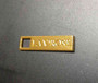 Metal Zipper Pull - Gold 30MM