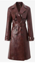 Designed with a timeless double-breasted front, sculpted lapels, and a coordinating waist belt, this elegant longline silhouette commands attention while maintaining a polished, feminine profile. The deep truffle hue pairs effortlessly with tailored trousers, sleek boots, and elevated everyday essentials.
