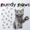 Purrdy Paws Cat and Kitten Soft Nail Cap Covers in Metallic Silver