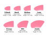 Purrdy Paws Combo - Valentines soft nail cap size guide for dogs and puppies