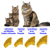 Purrdy Paws Soft Nail Caps for Cat Claws - Gold Glitter Glow-in-the-Dark